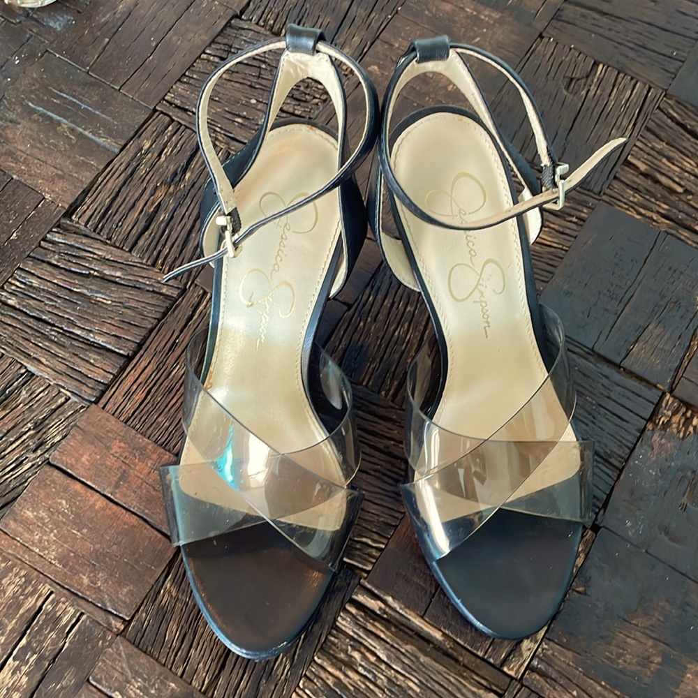 Jessica Simpson black heels size 7